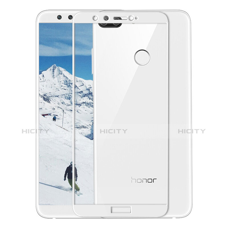Huawei Honor 9 Lite用強化ガラス フル液晶保護フィルム F02 ファーウェイ ホワイト