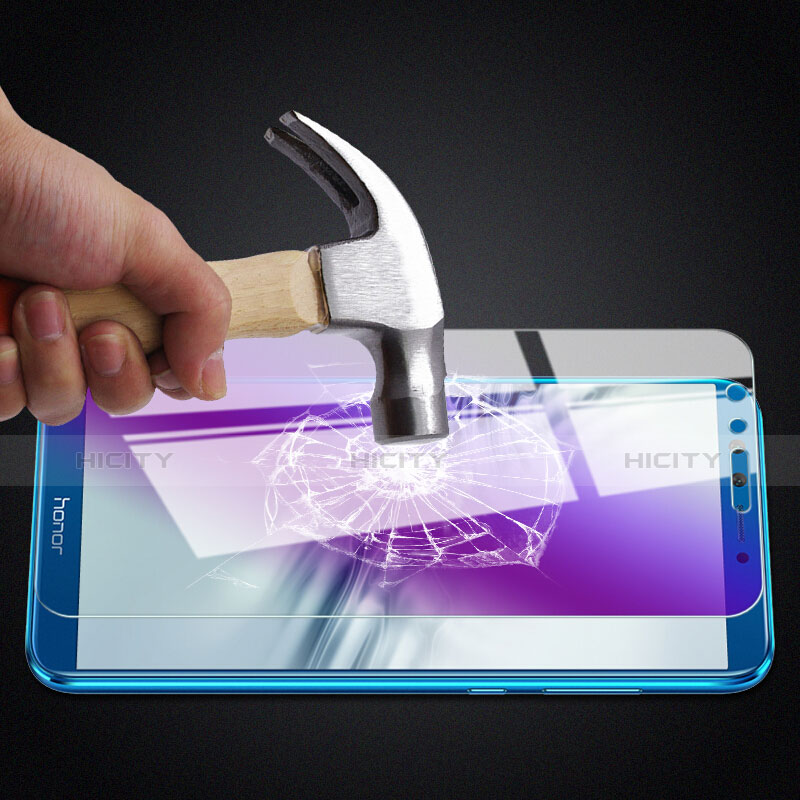 Huawei Honor 9 Lite用アンチグレア ブルーライト 強化ガラス 液晶保護フィルム B01 ファーウェイ クリア