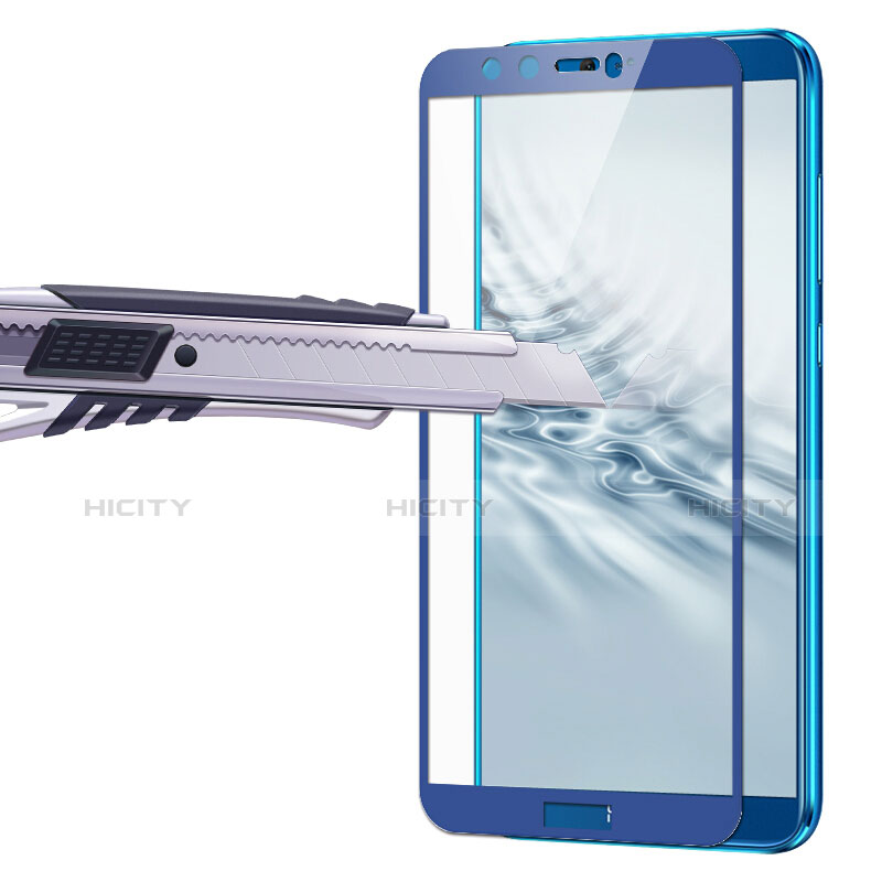 Huawei Honor 9 Lite用強化ガラス フル液晶保護フィルム F05 ファーウェイ ネイビー