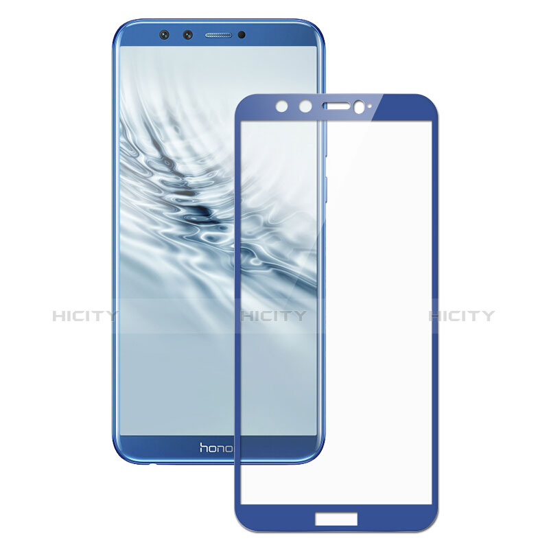 Huawei Honor 9 Lite用強化ガラス フル液晶保護フィルム F05 ファーウェイ ネイビー