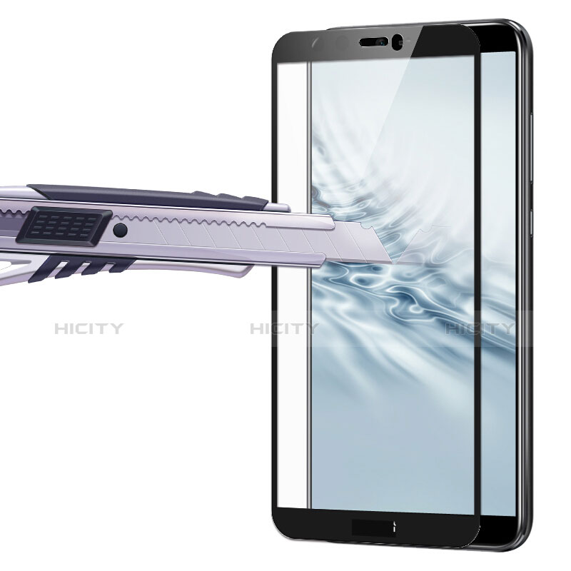 Huawei Honor 9 Lite用強化ガラス フル液晶保護フィルム F05 ファーウェイ ブラック