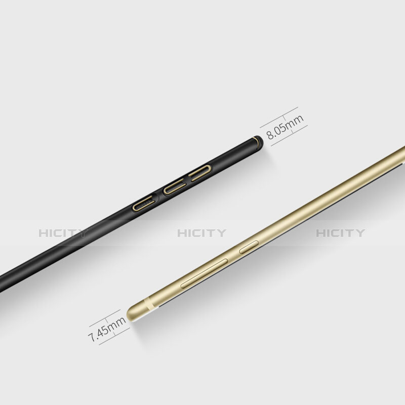 Huawei Honor 9 Premium用ハードケース プラスチック 質感もマット アンド指輪 ファーウェイ ブラック