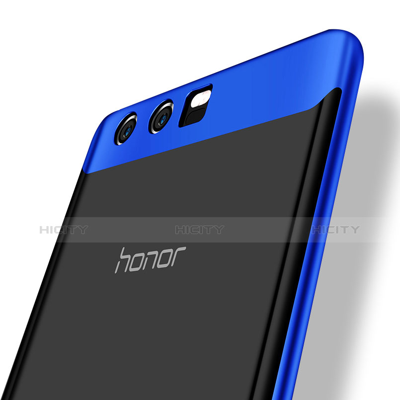 Huawei Honor 9 Premium用極薄ソフトケース シリコンケース 耐衝撃 全面保護 クリア透明 T07 ファーウェイ ネイビー