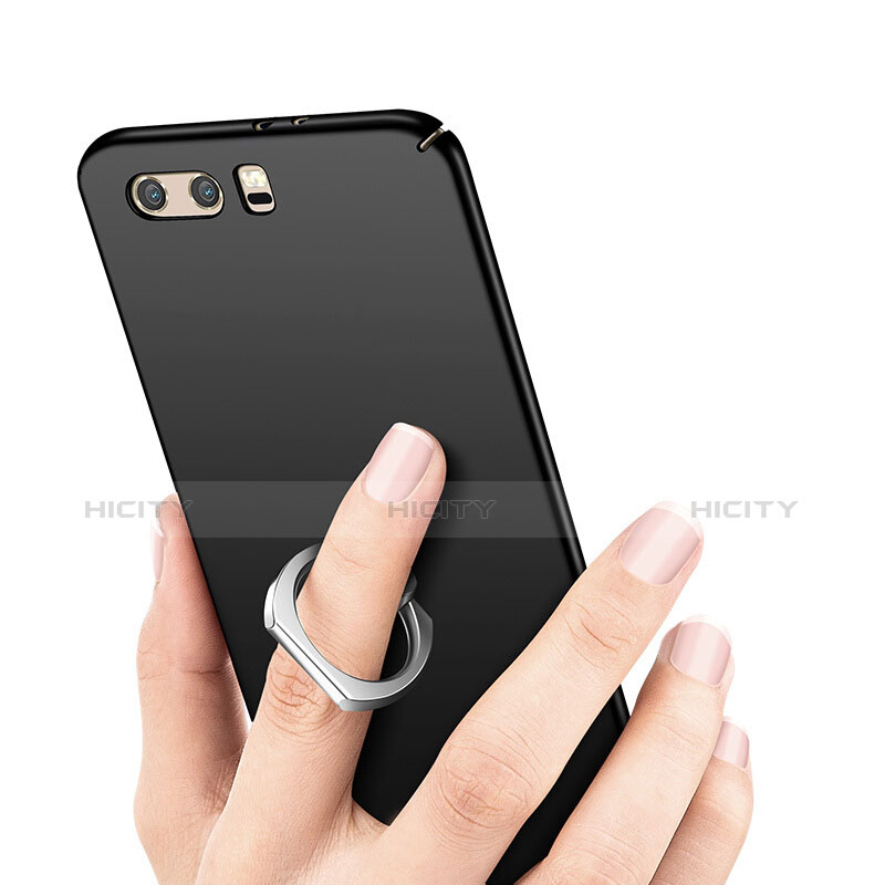 Huawei Honor 9 Premium用ハードケース プラスチック 質感もマット アンド指輪 A01 ファーウェイ 