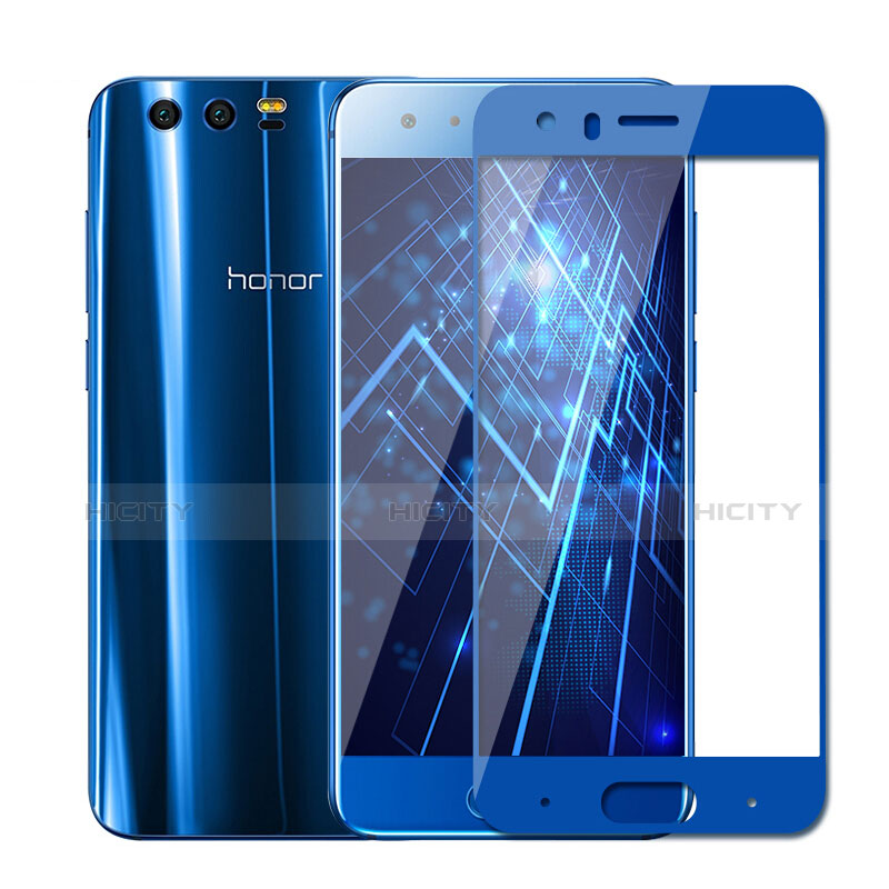 Huawei Honor 9 Premium用強化ガラス フル液晶保護フィルム F03 ファーウェイ ネイビー