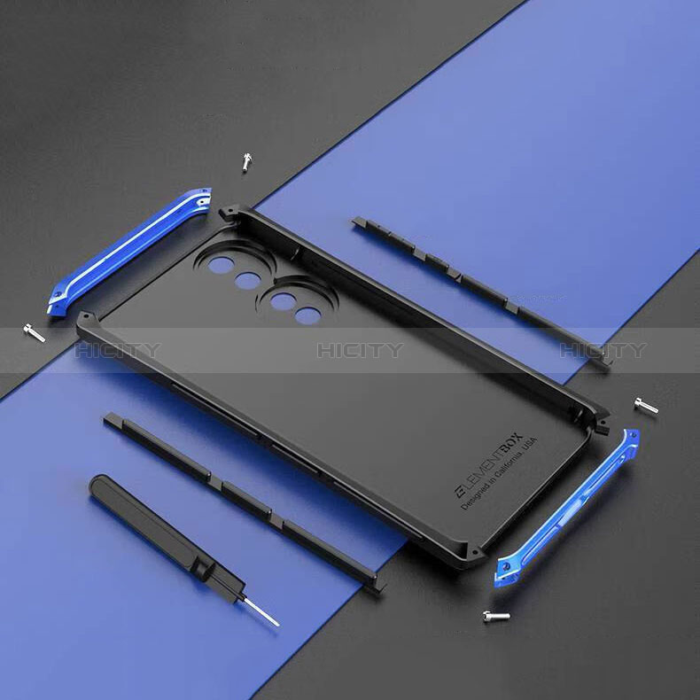 Huawei Honor 90 5G用360度 フルカバー ケース 高級感 手触り良い アルミメタル 製の金属製 ファーウェイ 