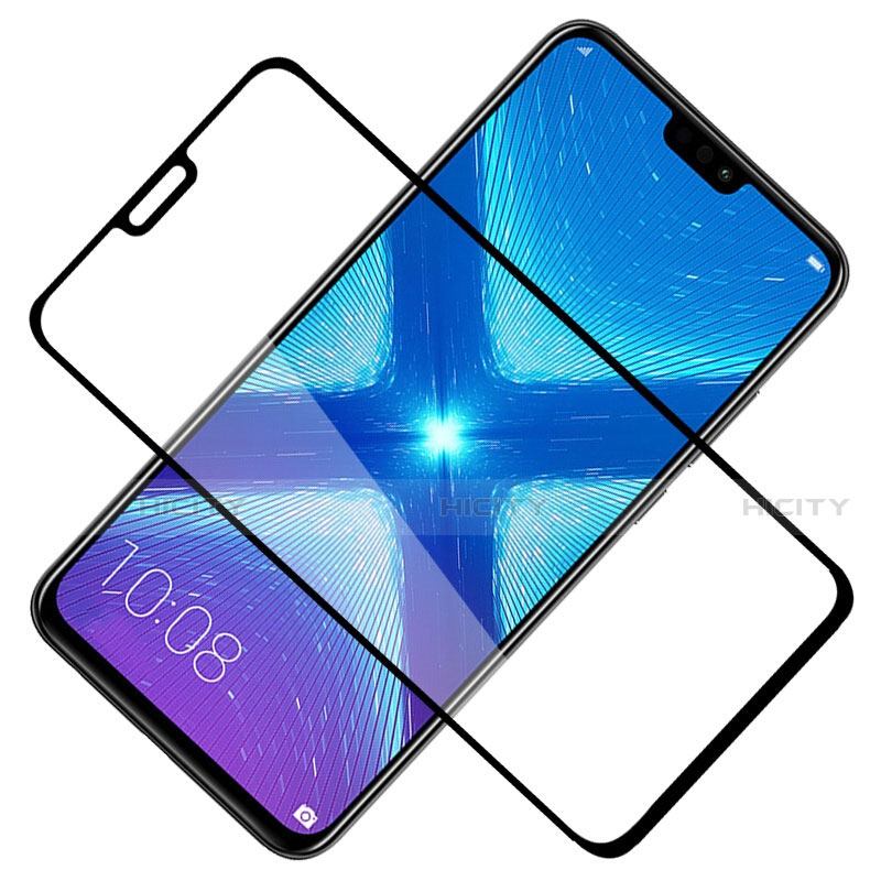 Huawei Honor 9X Lite用強化ガラス フル液晶保護フィルム F04 ファーウェイ ブラック