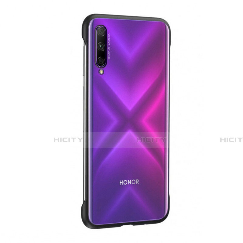 Huawei Honor 9X Pro用ハードカバー クリスタル クリア透明 H04 ファーウェイ ブラック