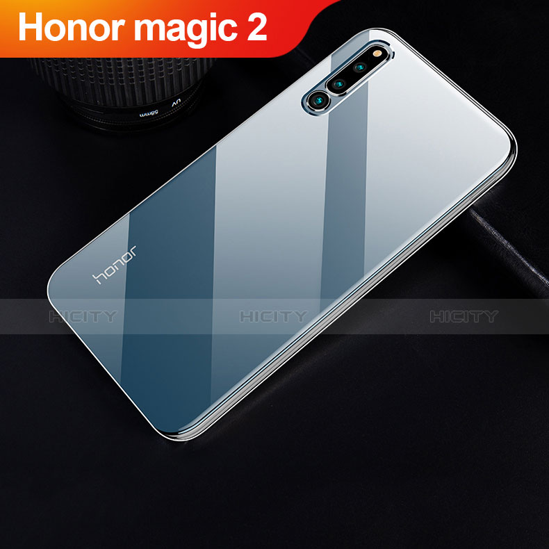 Huawei Honor Magic 2用極薄ソフトケース シリコンケース 耐衝撃 全面保護 クリア透明 T02 ファーウェイ クリア