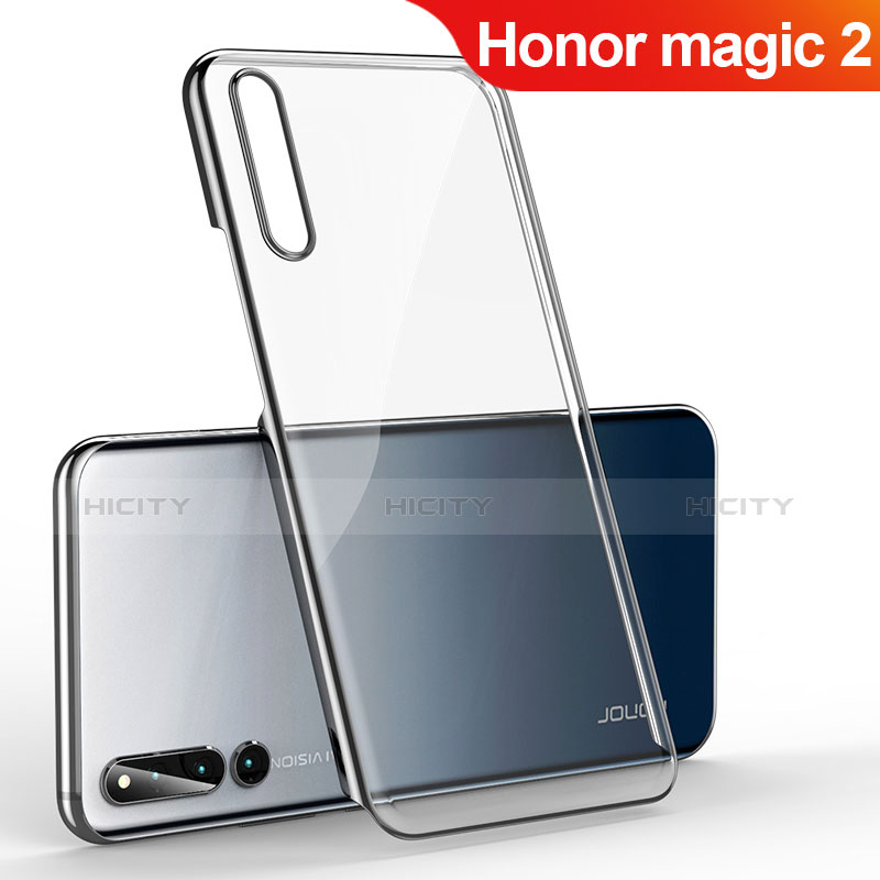 Huawei Honor Magic 2用ハードカバー クリスタル クリア透明 H01 ファーウェイ ブラック