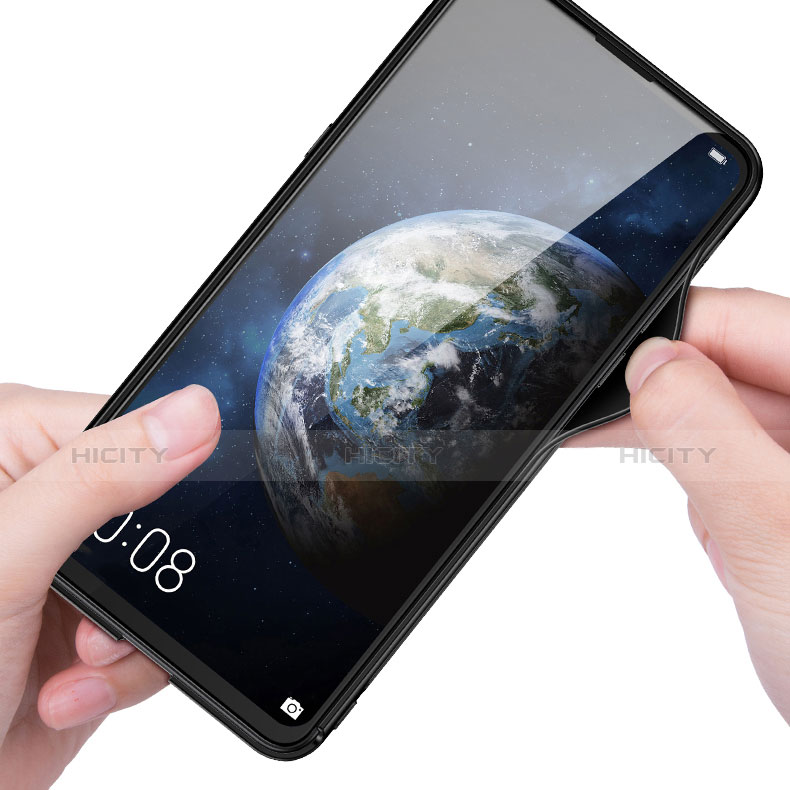 Huawei Honor Magic 2用ハイブリットバンパーケース クリア透明 プラスチック 鏡面 カバー M01 ファーウェイ 