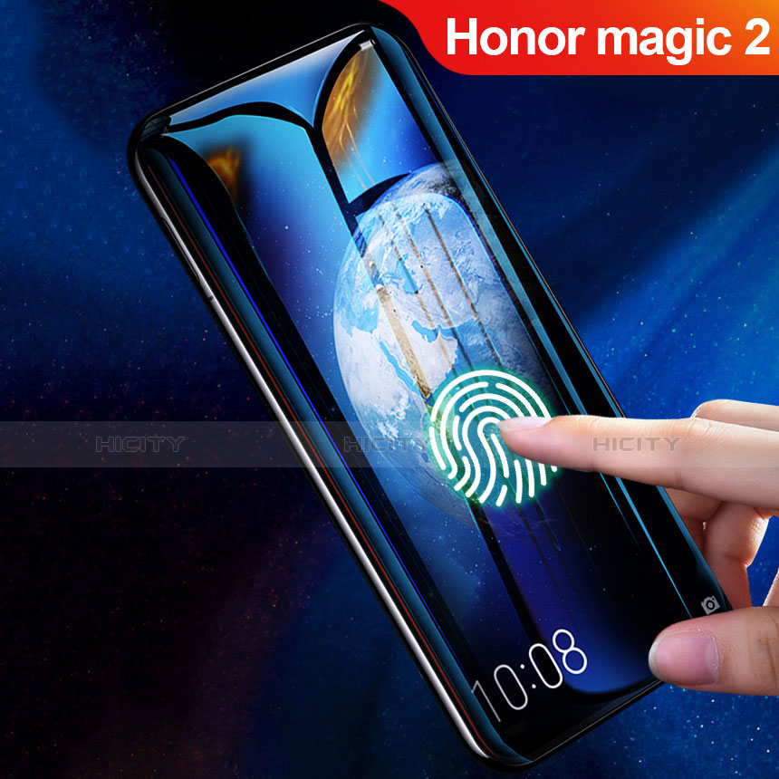Huawei Honor Magic 2用強化ガラス フル液晶保護フィルム F04 ファーウェイ ブラック