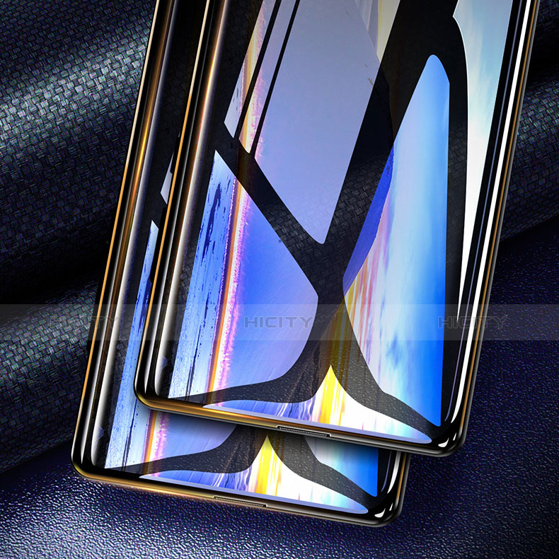 Huawei Honor Magic 2用強化ガラス フル液晶保護フィルム アンチグレア ブルーライト F03 ファーウェイ ブラック