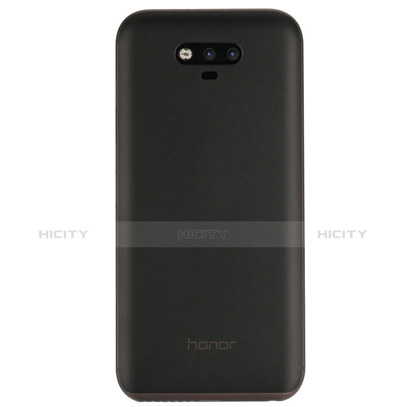 Huawei Honor Magic用極薄ソフトケース シリコンケース 耐衝撃 全面保護 クリア透明 T02 ファーウェイ グレー
