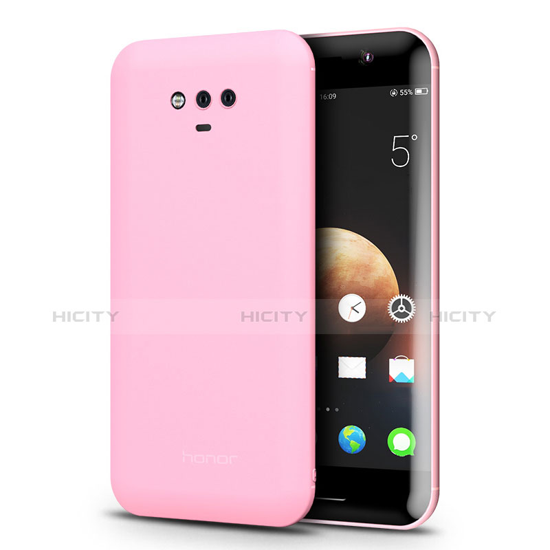 Huawei Honor Magic用極薄ケース クリア透明 プラスチック ファーウェイ ピンク