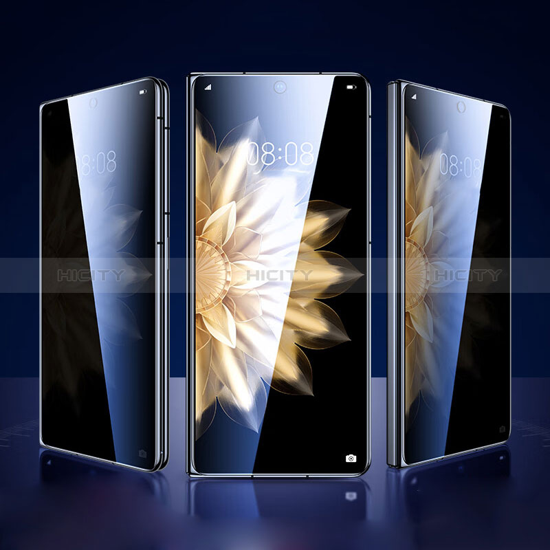 Huawei Honor Magic V2 5G用高光沢 液晶保護フィルム フルカバレッジ画面 反スパイ ファーウェイ クリア