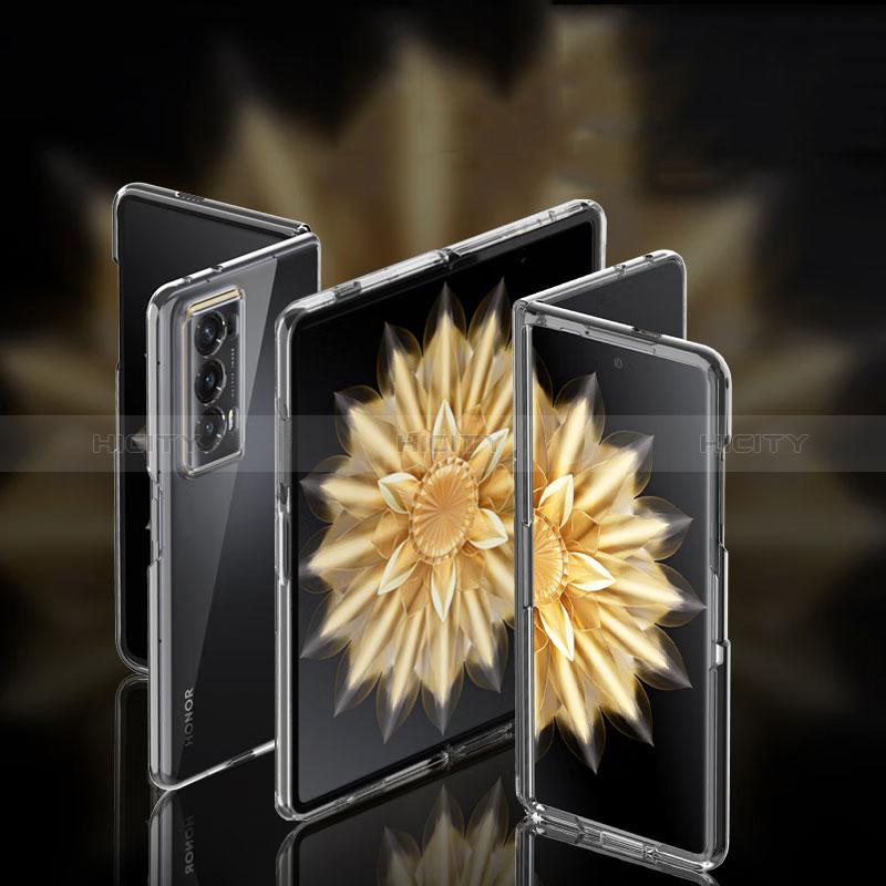 Huawei Honor Magic V2 Ultimate 5G用ハードカバー クリスタル クリア透明 ファーウェイ クリア