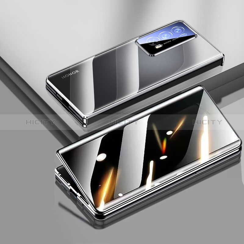 Huawei Honor Magic V2 Ultimate 5G用ケース 高級感 手触り良い アルミメタル 製の金属製 360度 フルカバーバンパー 鏡面 カバー ファーウェイ 