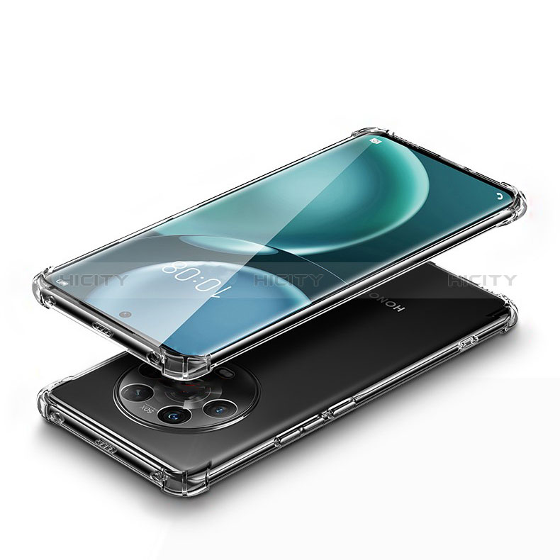 Huawei Honor Magic3 Pro 5G用極薄ソフトケース シリコンケース 耐衝撃 全面保護 クリア透明 T03 ファーウェイ クリア