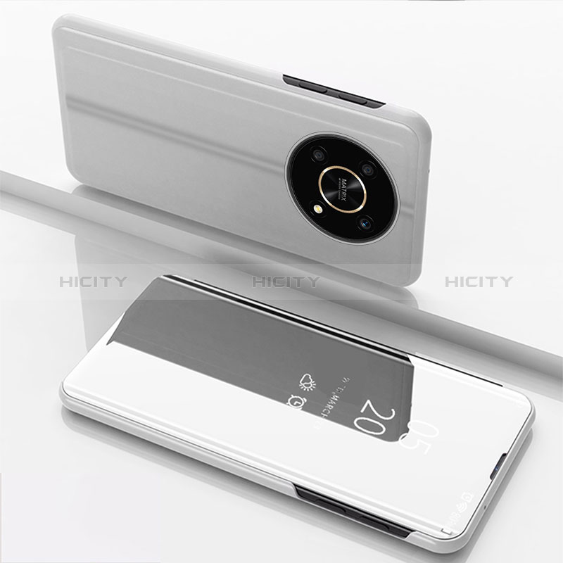 Huawei Honor Magic4 Lite 5G用手帳型 レザーケース スタンド 鏡面 カバー ファーウェイ 