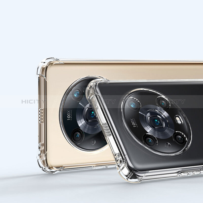 Huawei Honor Magic4 Pro 5G用極薄ソフトケース シリコンケース 耐衝撃 全面保護 クリア透明 カバー ファーウェイ クリア
