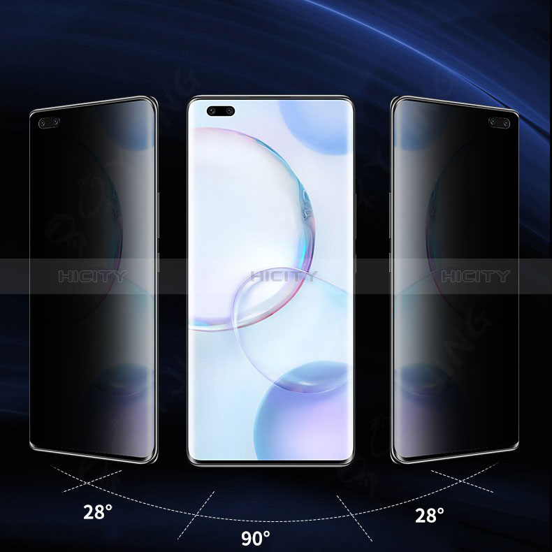 Huawei Honor Magic4 Ultimate 5G用反スパイ 強化ガラス 液晶保護フィルム S03 ファーウェイ クリア