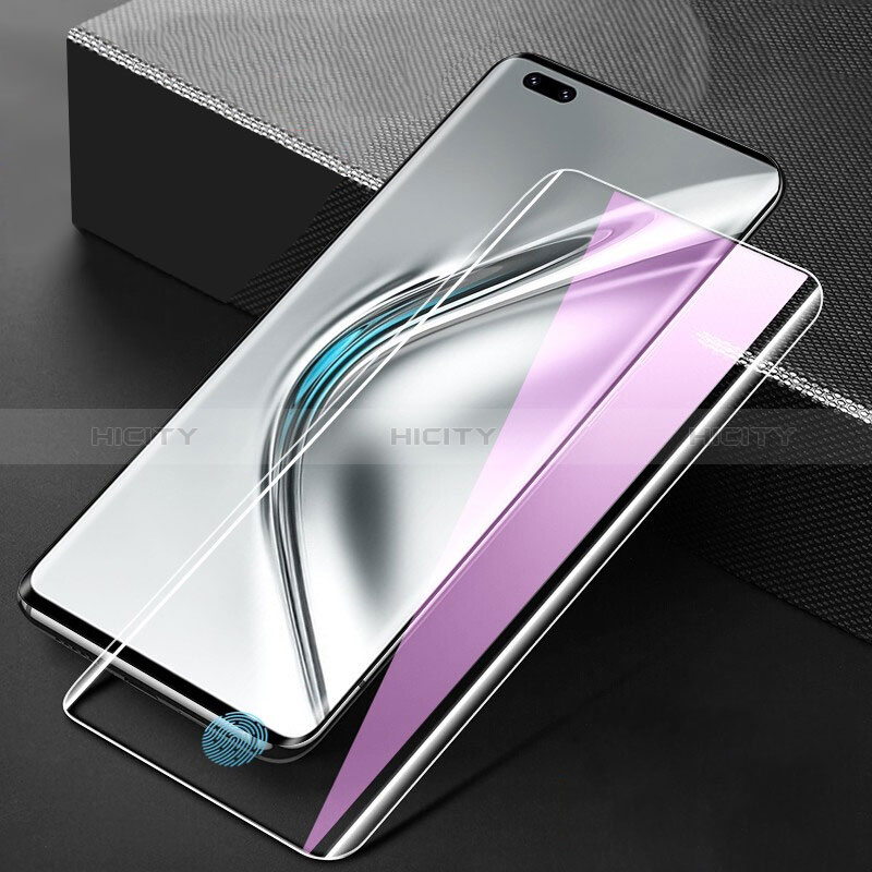 Huawei Honor Magic4 Ultimate 5G用強化ガラス フル液晶保護フィルム アンチグレア ブルーライト F05 ファーウェイ ブラック
