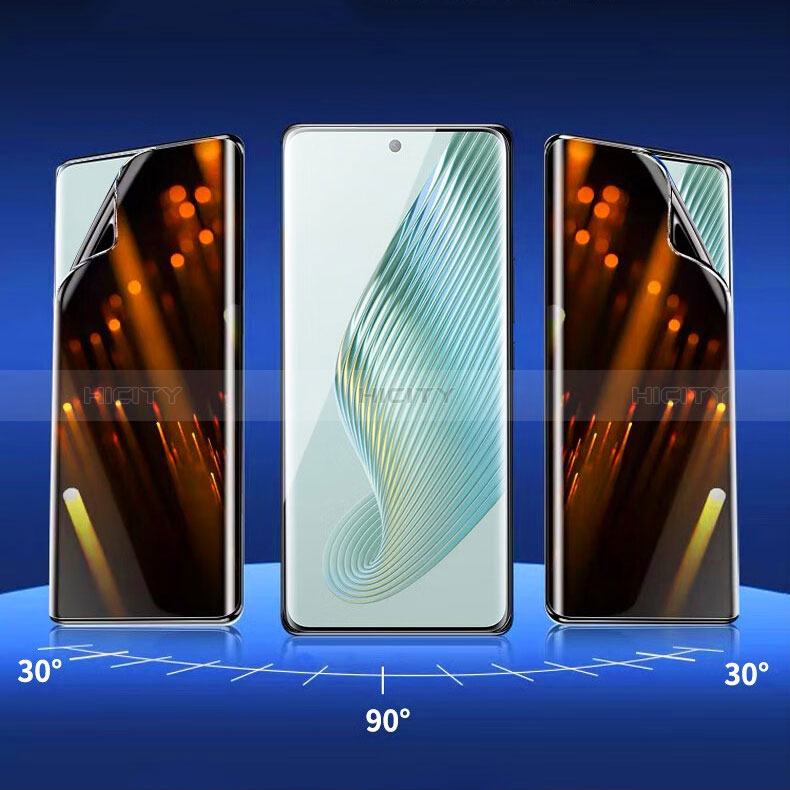 Huawei Honor Magic5 5G用高光沢 液晶保護フィルム フルカバレッジ画面 反スパイ ファーウェイ クリア