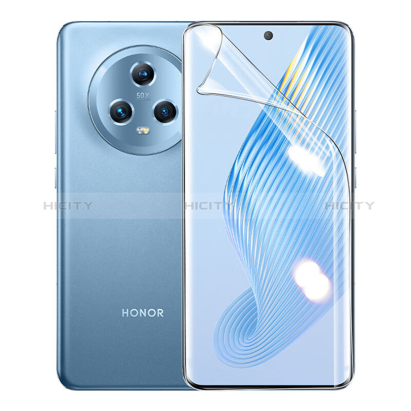 Huawei Honor Magic5 5G用高光沢 液晶保護フィルム フルカバレッジ画面 F01 ファーウェイ クリア