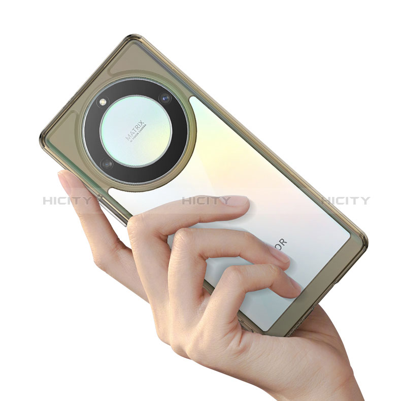 Huawei Honor Magic5 Lite 5G用ハイブリットバンパーケース 透明 プラスチック カバー J01S ファーウェイ 