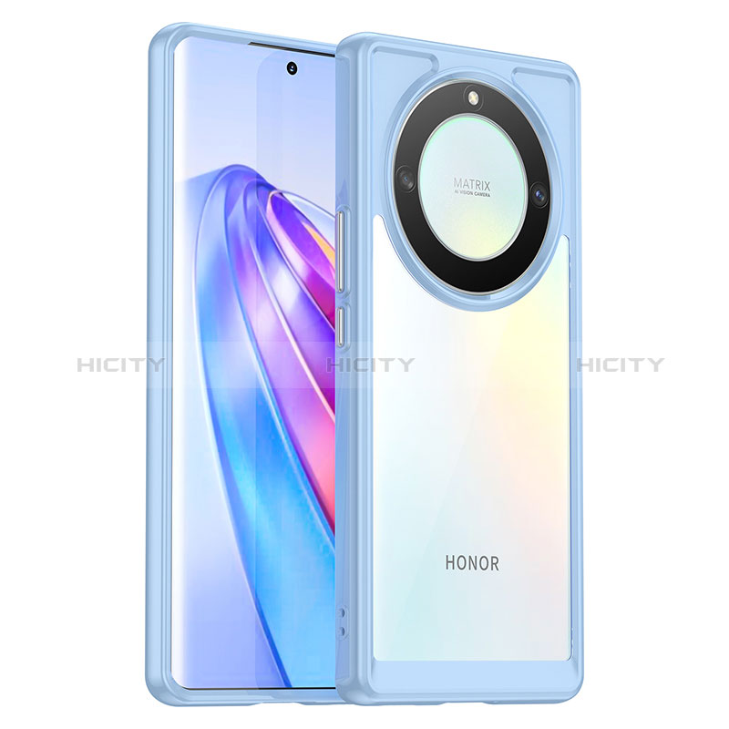 Huawei Honor Magic5 Lite 5G用ハイブリットバンパーケース 透明 プラスチック カバー J01S ファーウェイ 