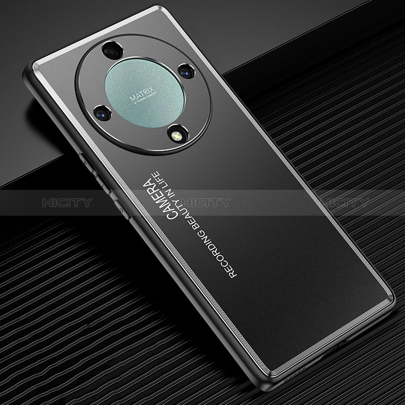 Huawei Honor Magic5 Lite 5G用ケース 高級感 手触り良い アルミメタル 製の金属製 兼シリコン カバー JL2 ファーウェイ 