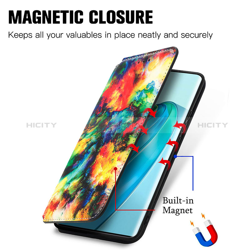 Huawei Honor Magic5 Lite 5G用手帳型 レザーケース スタンド パターン カバー S02D ファーウェイ 