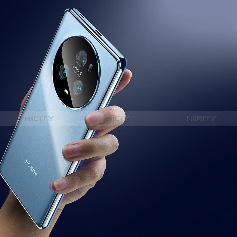 Huawei Honor Magic5 Pro 5G用ケース 高級感 手触り良い アルミメタル 製の金属製 360度 フルカバーバンパー 鏡面 カバー P02 ファーウェイ 