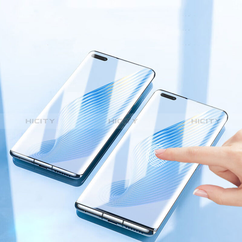 Huawei Honor Magic5 Pro 5G用高光沢 液晶保護フィルム フルカバレッジ画面 ファーウェイ クリア