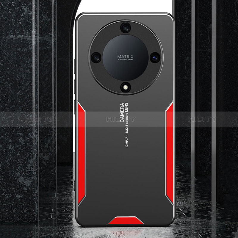 Huawei Honor Magic6 Lite 5G用ケース 高級感 手触り良い アルミメタル 製の金属製 兼シリコン カバー PB3 ファーウェイ 