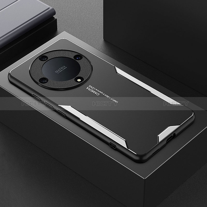 Huawei Honor Magic6 Lite 5G用ケース 高級感 手触り良い アルミメタル 製の金属製 兼シリコン カバー PB2 ファーウェイ 