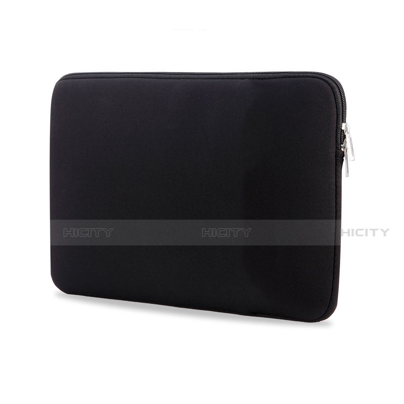 Huawei Honor MagicBook 14用ソフトベルベットポーチバッグ ケース L04 ファーウェイ ブラック