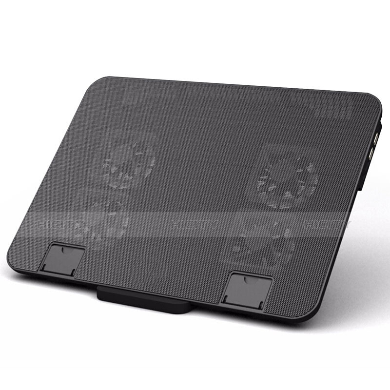 Huawei Honor MagicBook 14用ノートブックホルダー クーラー 冷却パッド ファン ラップトップスタンド 9インチ〜16インチ M21 ファーウェイ ブラック