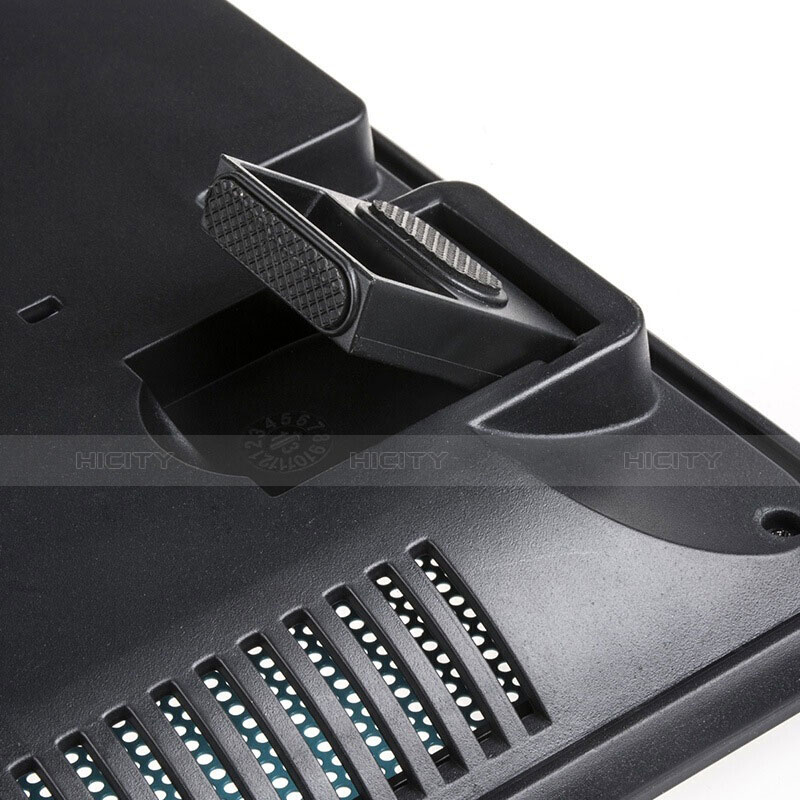 Huawei Honor MagicBook 14用ノートブックホルダー クーラー 冷却パッド ファン ラップトップスタンド 9インチ〜17インチ L04 ファーウェイ ネイビー