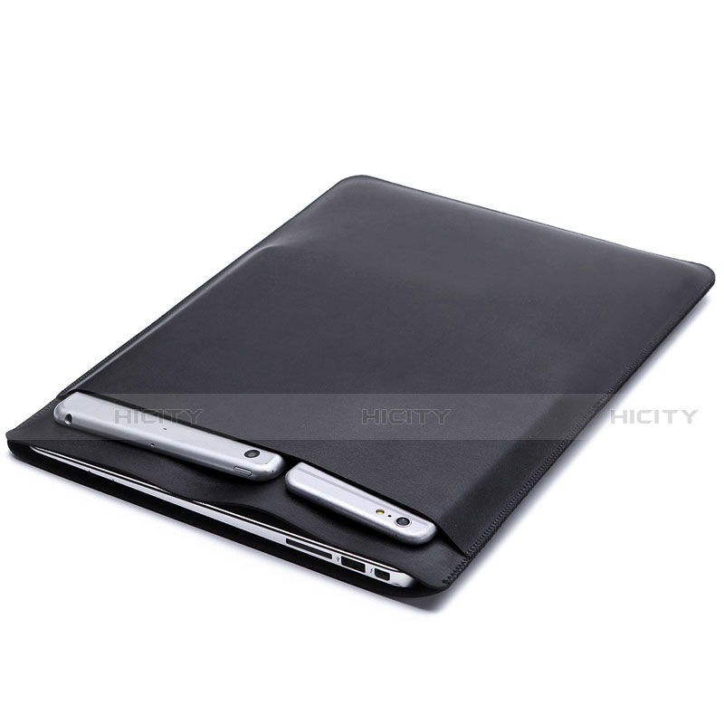 Huawei Honor MagicBook 15用高品質ソフトレザーポーチバッグ ケース イヤホンを指したまま ファーウェイ 