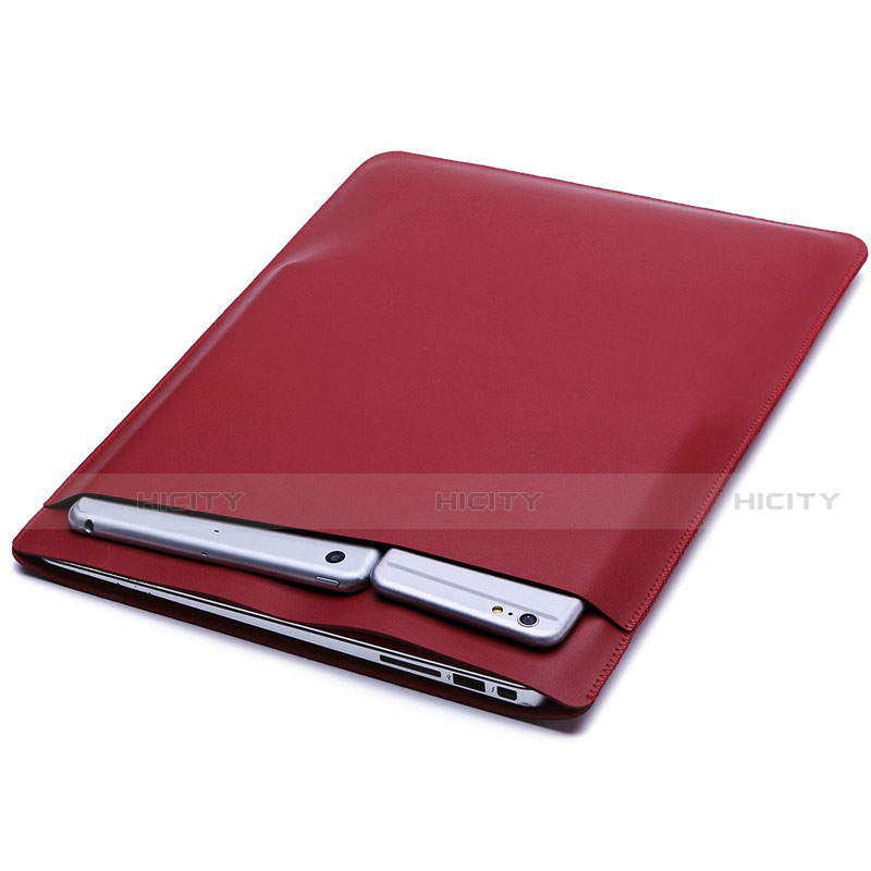 Huawei Honor MagicBook Pro (2020) 16.1用高品質ソフトレザーポーチバッグ ケース イヤホンを指したまま L03 ファーウェイ 