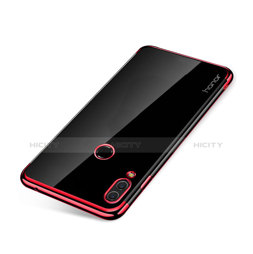 Huawei Honor Note 10用極薄ソフトケース シリコンケース 耐衝撃 全面保護 クリア透明 H01 ファーウェイ レッド