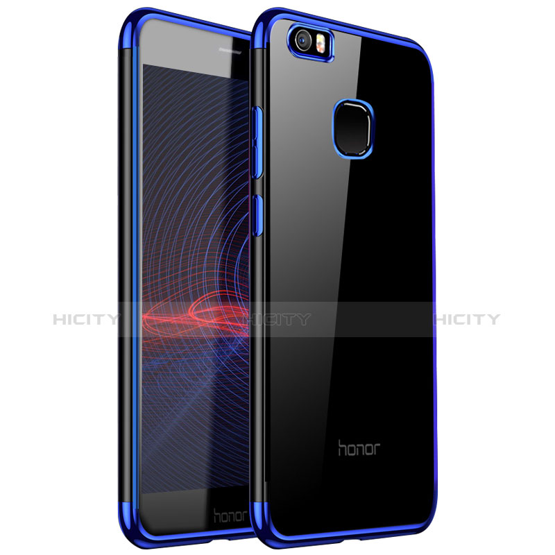 Huawei Honor Note 8用極薄ソフトケース シリコンケース 耐衝撃 全面保護 クリア透明 H01 ファーウェイ ネイビー