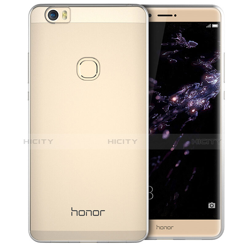Huawei Honor Note 8用極薄ソフトケース シリコンケース 耐衝撃 全面保護 クリア透明 T04 ファーウェイ クリア