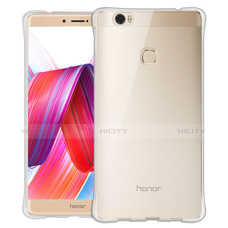 Huawei Honor Note 8用極薄ソフトケース シリコンケース 耐衝撃 全面保護 クリア透明 T06 ファーウェイ クリア