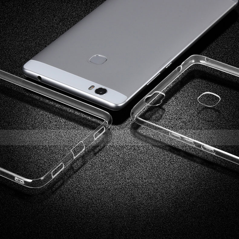 Huawei Honor Note 8用極薄ソフトケース シリコンケース 耐衝撃 全面保護 クリア透明 T08 ファーウェイ クリア