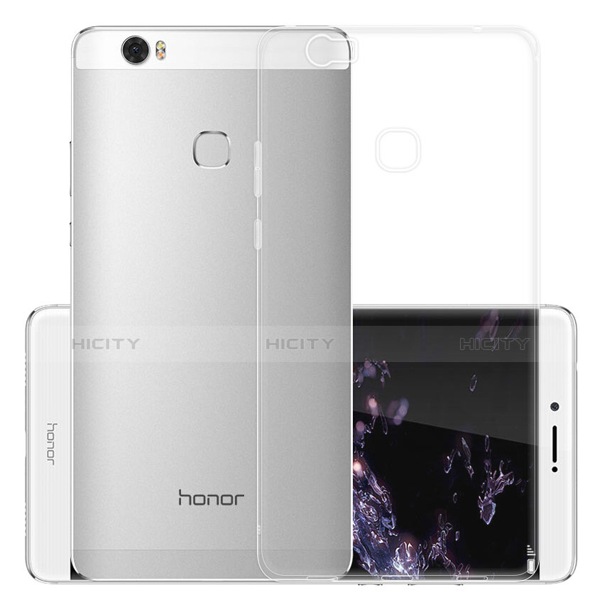 Huawei Honor Note 8用極薄ソフトケース シリコンケース 耐衝撃 全面保護 クリア透明 ファーウェイ クリア