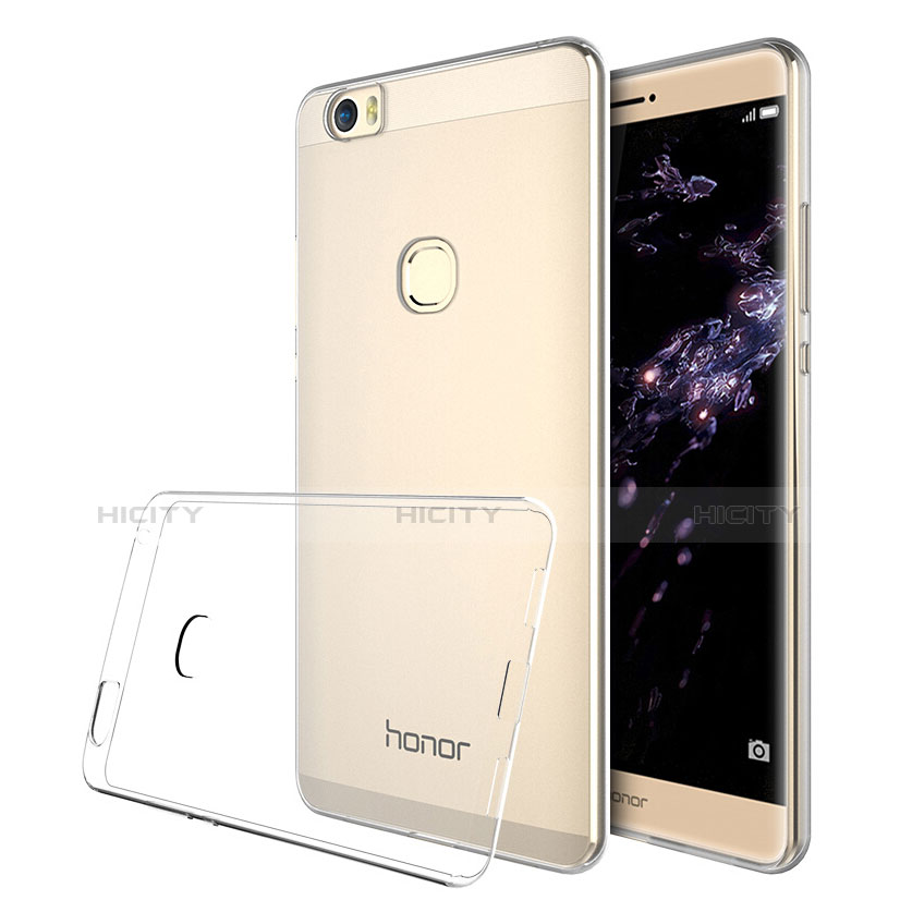 Huawei Honor Note 8用極薄ソフトケース シリコンケース 耐衝撃 全面保護 クリア透明 T01 ファーウェイ クリア