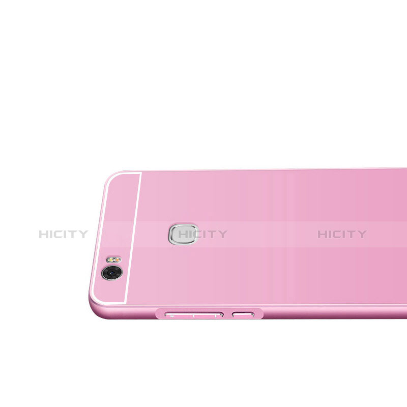 Huawei Honor Note 8用ケース 高級感 手触り良い アルミメタル 製の金属製 ファーウェイ ピンク